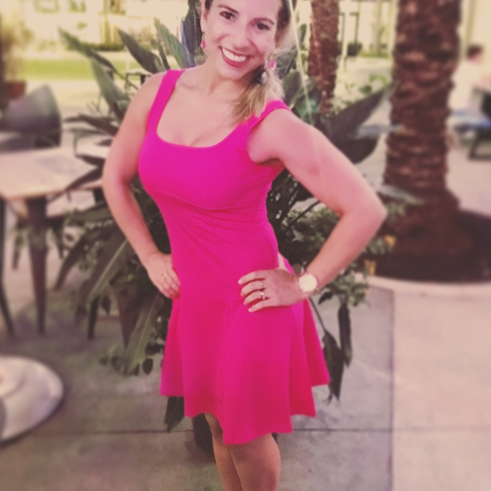 Fucsia dress